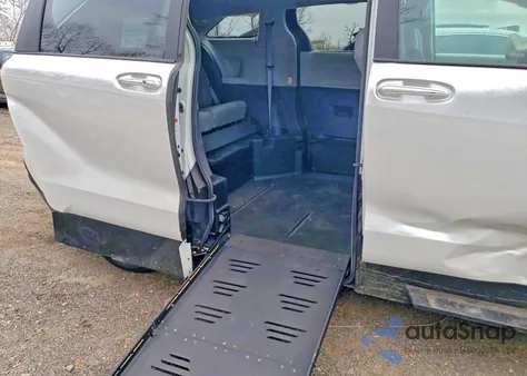 2023 Toyota Sienna Xle из США, поврежденный, VIN 5TDJRKEC1PS177821